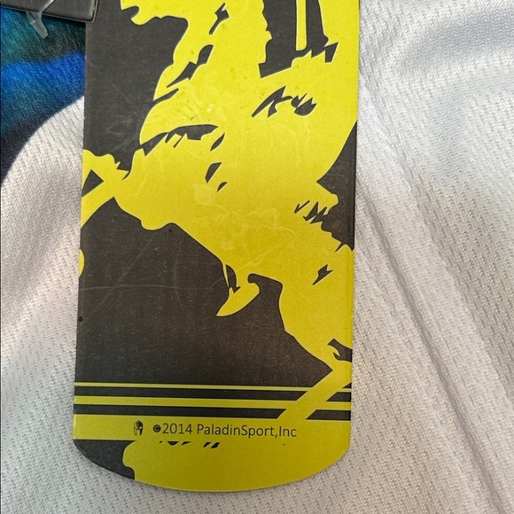 Paladin Bold Yellow and Orange Graphic Roses Short Sleeve Cycling Jersey - Picture 6 of 8